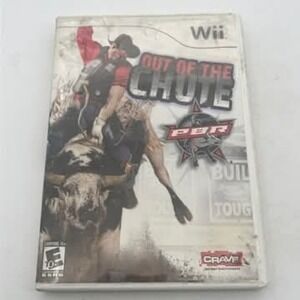 PBR Out of the Chute Nintendo Wii Video Game Professional Bull Riders Crave